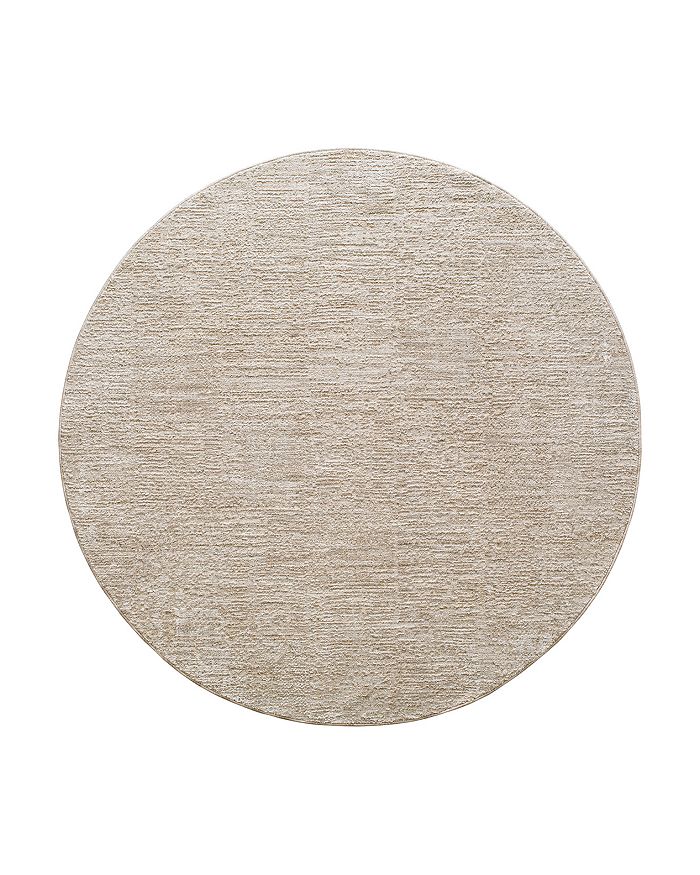 Surya Masterpiece Mpc-2320 Round Area Rug, 5'3 X 5'3 In Brown/taupe