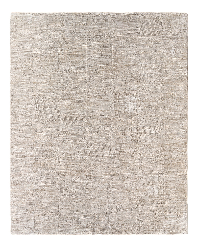 Surya Masterpiece High-low Mpc-2320 2' X 2'11" Area Rug In Brown/taupe