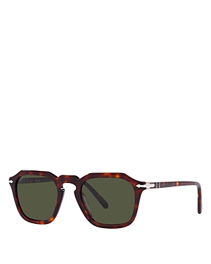 Shop Persol Square Sunglasses, 50mm In Havana