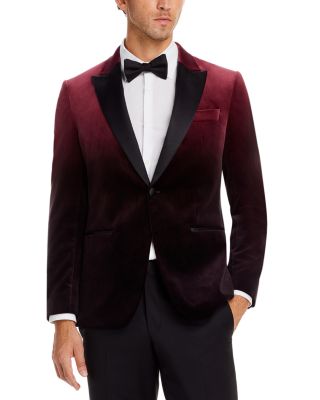 Dark red 2024 tuxedo jacket