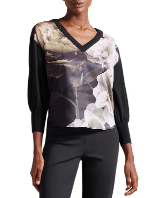 Ted Baker - Hanalyy Printed Front Sweater