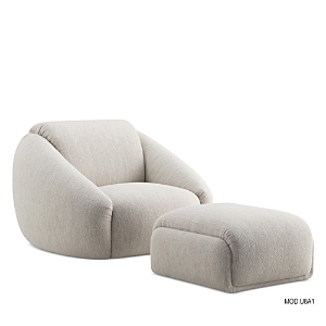 Chateau D'ax Florentina Fabric Swivel Chair - 100% Exclusive In Natural
