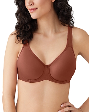 Shop Wacoal Basic Beauty Full-figure Spacer Underwire T-shirt Bra In Henna