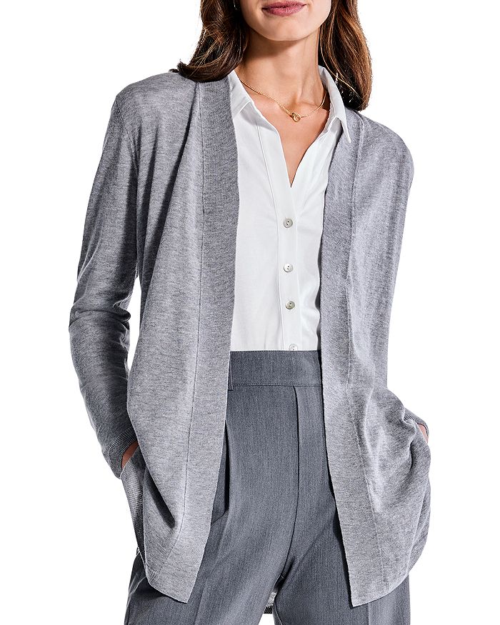 Nic Zoe Black and White Cardigan With Pockets -  Canada