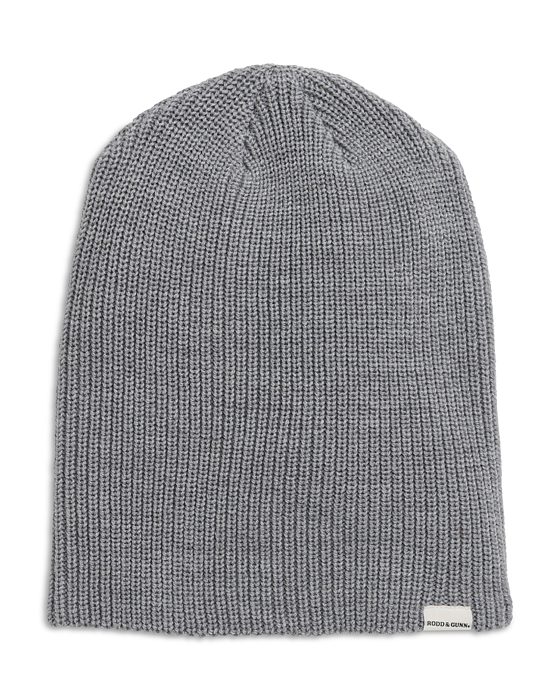 Rodd & Gunn Gunn Merino Wool Beanie In Smoke