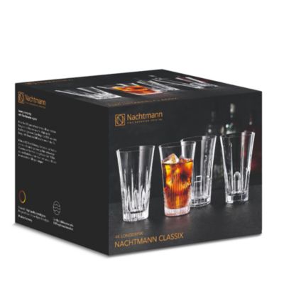 Classix Highball Longdrink Glasses, Set of 4 