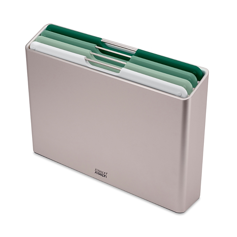 Joseph Joseph Folio Large Chopping Board Set In White/green