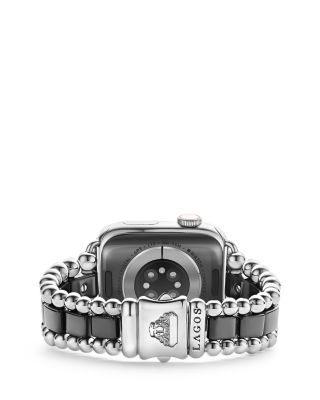 18K Yellow Gold Smart Caviar Half Diamond Apple™ Watch Bracelet, 38-45mm