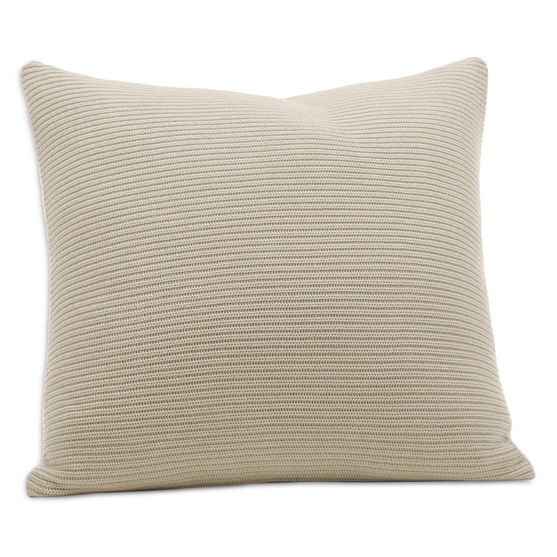 Boll & Branch Ribbed Knit Euro Sham In Neutral