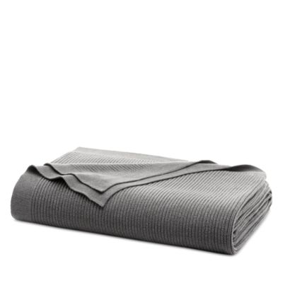 Boll & Branch Ribbed Knit Throw Blanket, 50 x 70