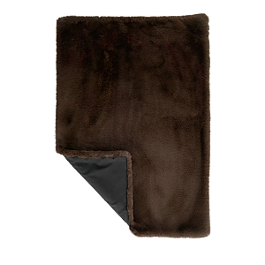 Donna Salyers Fabulous-furs Faux Mink Lap Blanket In Brown