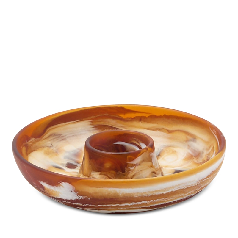 Blue Pheasant Hugo Resin Chip And Dip Bowl In Amber
