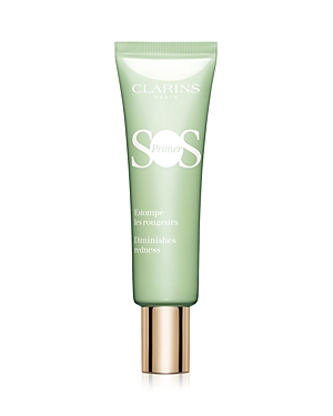 Shop Clarins Sos Color Correcting & Hydrating Makeup Primer - Green 1 Oz.