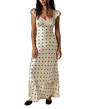 Free People Butterfly Babe Dotted Maxi Dress