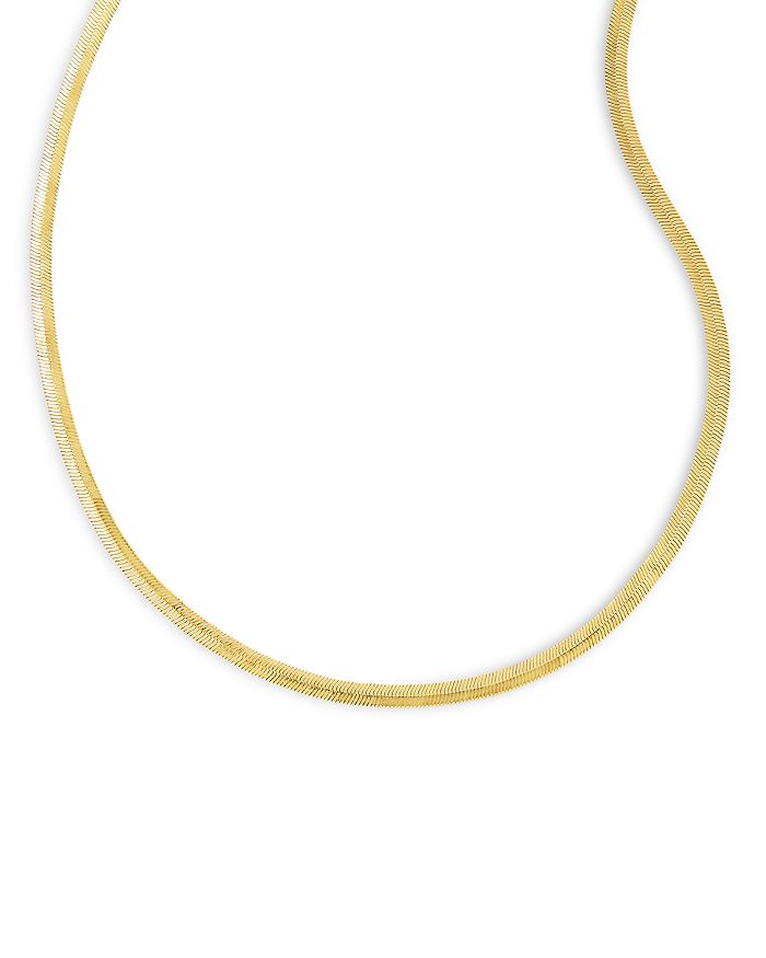 Reversible herringbone necklace deals