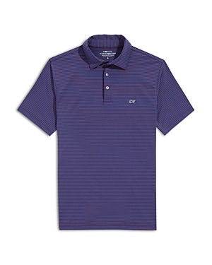 Vineyard Vines Bradley Striped Sankaty Polo Shirt In B340 Stp B