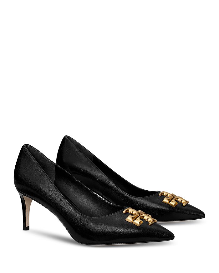 Tory Burch Women's Eleanor Embellished Pointed Toe Slip On Pumps ...