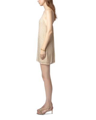 Caro Mousseline Embroidered Slip Dress