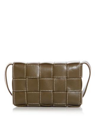 Small Cassette Intreccio Leather Crossbody Bag