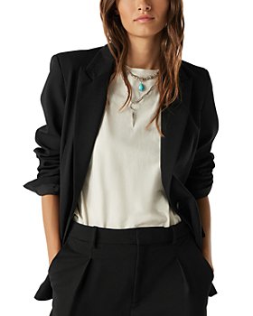 BA&SH: jacket for woman - Ecru  Ba&Sh jacket CAROLE online at