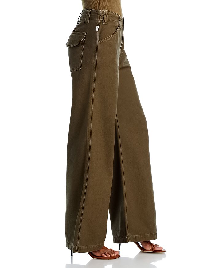 Shop Citizens Of Humanity Paloma Utility Trousers In Tea Leaf
