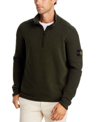 Stone Island Maglia Quarter Zip Pullover Sweater