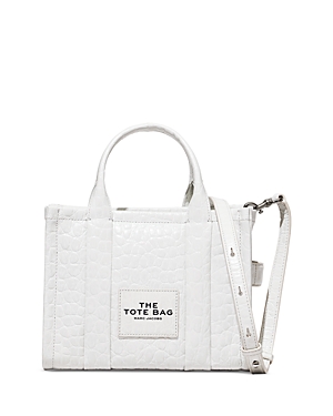 MARC JACOBS THE CROC-EMBOSSED SMALL TOTE