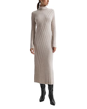 REISS Nikki Long Sleeve Knit Dress