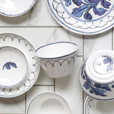 H. Blue Bird Dessert Fruit Bowl