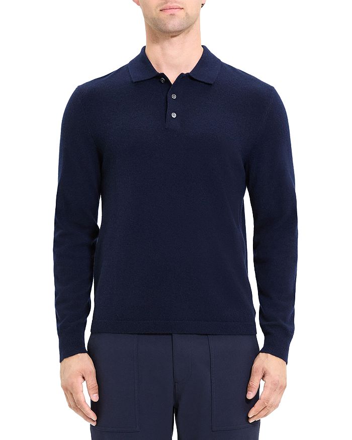 Theory Hilles Cashmere Polo Sweater | Bloomingdale's