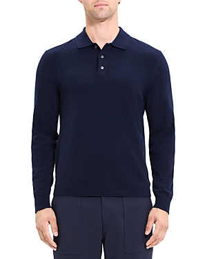 Theory Hilles Cashmere Polo Sweater