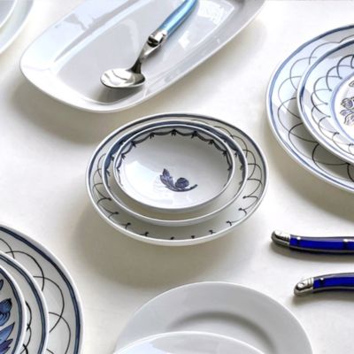 H. Blue Bird Assorted Canape Dishes, Set of 3