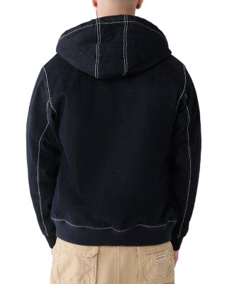 True Religion Denim BIG T Hooded Jacket | Bloomingdale's
