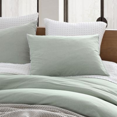 Pure Washed Linen-Blend Duvet Set, Full/Queen