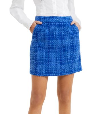FRENCH CONNECTION - Azzurra Tweed Mini Skirt