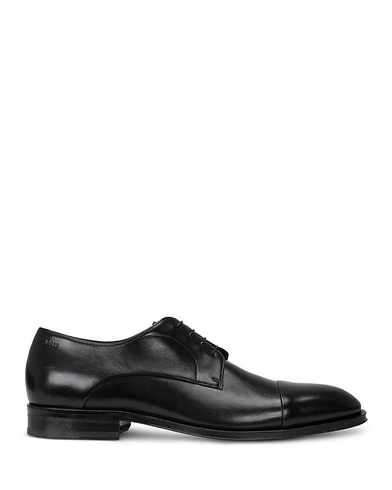 Hugo Boss Boss Derrek Pebbled Cap Toe Derby In Black | ModeSens Hugo Boss Boss Derrek Pebbled Cap Toe Derby In Black | ModeSens