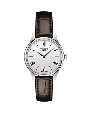 Tissot Tradition Watch, 31mm In Silver/brown