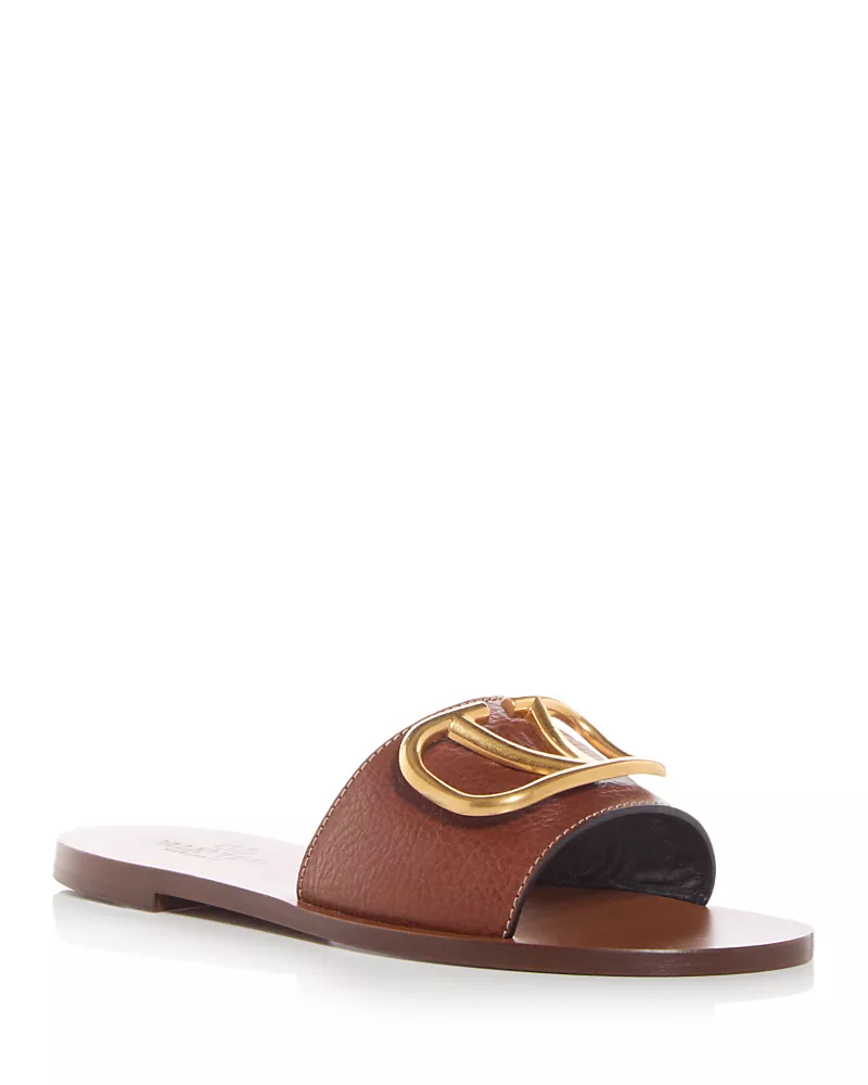 Valentino Garavani Women's V Logo Slide Sandals