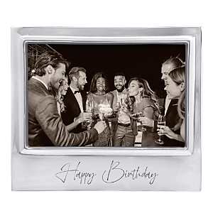 Shop Mariposa Happy Birthday Frame, 4 X 6 In Aluminum
