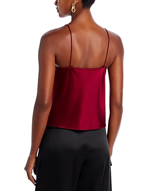 Shop Alice And Olivia Alice + Olivia Harmon Camisole In Bordeaux