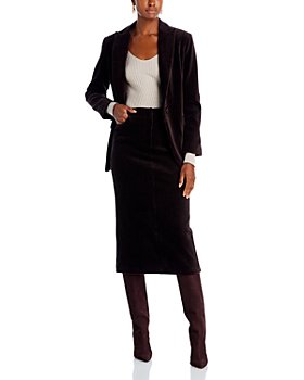 Fitted Structured Skirt Suit Set - Xtamaliy