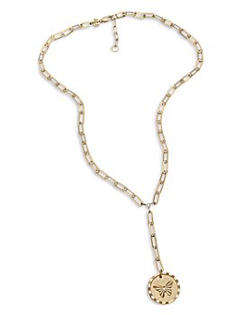DIAMOND BLOSSOM LARIAT NECKLACE, WHITE GOLD AND DIAMONDS - Categories  Q94323