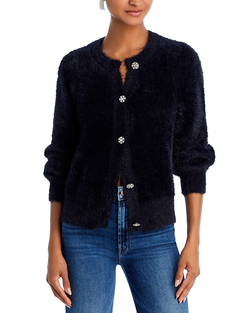 AQUA EYELASH CARDIGAN - EXCLUSIVE