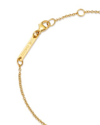 14K Yellow Gold Itty Bitty Symbols Hummingbird Link Chain Bracelet