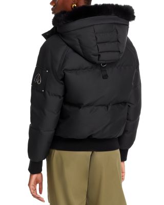 MOOSE KNUCKLES｜JACKETS (CLOUD BOMBER SHEARLING JACKET ( Moose Knuckles Cloud Bomber Jacket with Detachable Hood and