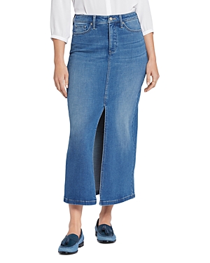 Nydj A-line Denim Maxi Skirt In Fairmont