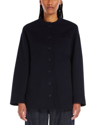 Max Mara Costanza Wool Shirt Jacket | Bloomingdale's