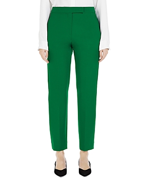 Max Mara Fuoco Wool Pants In Green