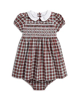 Ralph Lauren - Girls' Plaid Cotton Poplin Dress & Bloomers Set - Baby