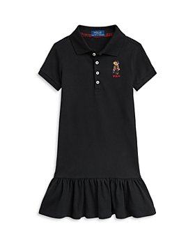 Ralph Lauren - Girls' Polo Bear Mesh Polo Dress - Little Kid